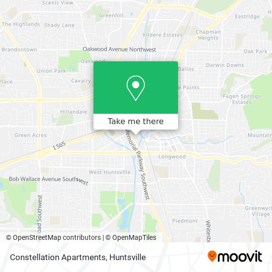 Constellation Apartments map