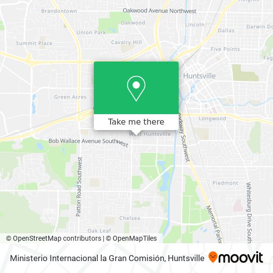 Ministerio Internacional la Gran Comisión map