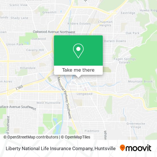 Mapa de Liberty National Life Insurance Company