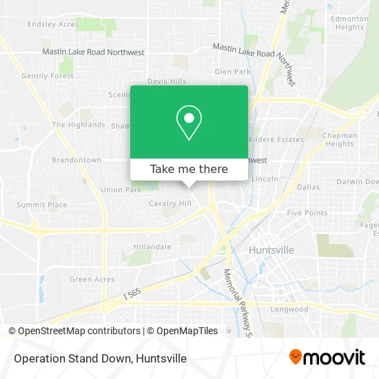 Operation Stand Down map