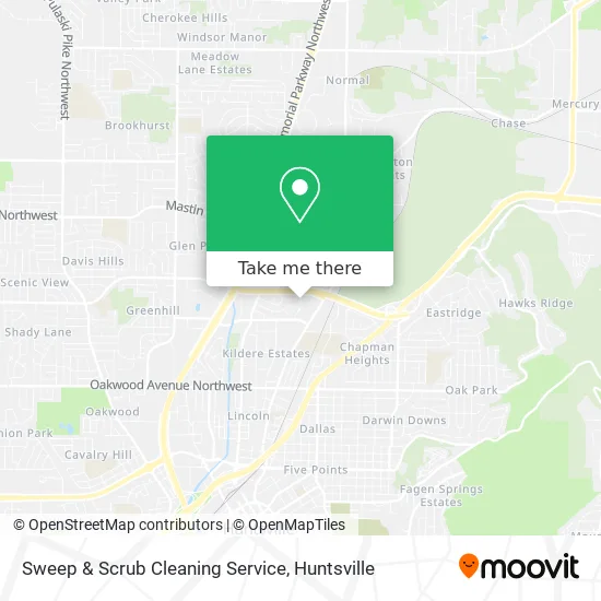 Sweep & Scrub Cleaning Service map