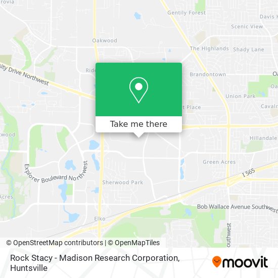Mapa de Rock Stacy - Madison Research Corporation