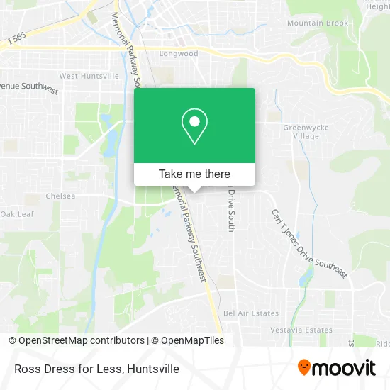 Ross Dress for Less map