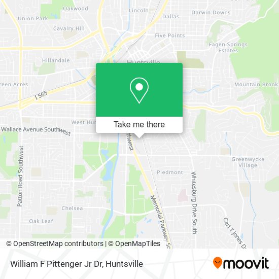 William F Pittenger Jr Dr map