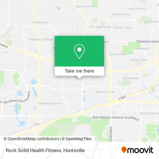 Rock Solid Health Fitness map