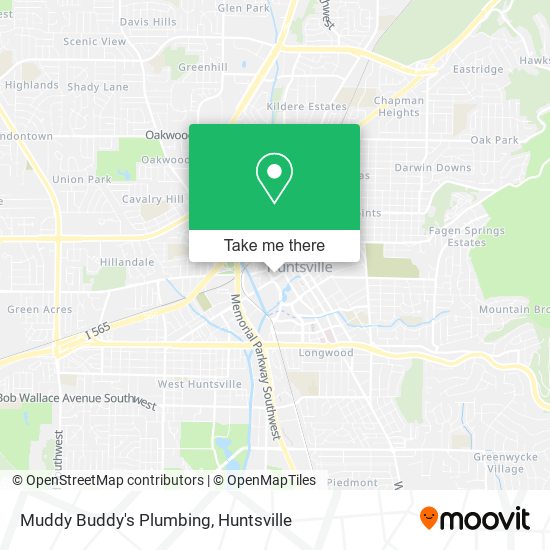 Muddy Buddy's Plumbing map