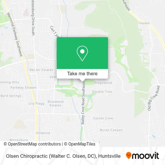 Olsen Chiropractic (Walter C. Olsen, DC) map