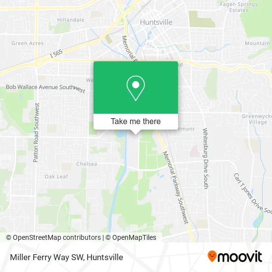 Miller Ferry Way SW map