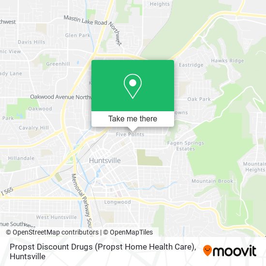 Propst Discount Drugs (Propst Home Health Care) map