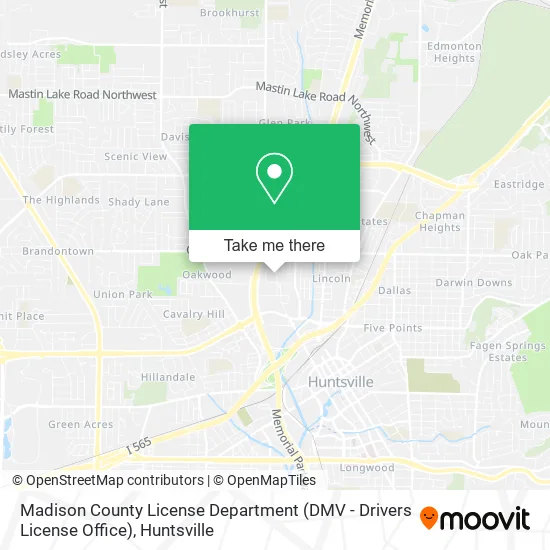 Madison County License Department (DMV - Drivers License Office) map