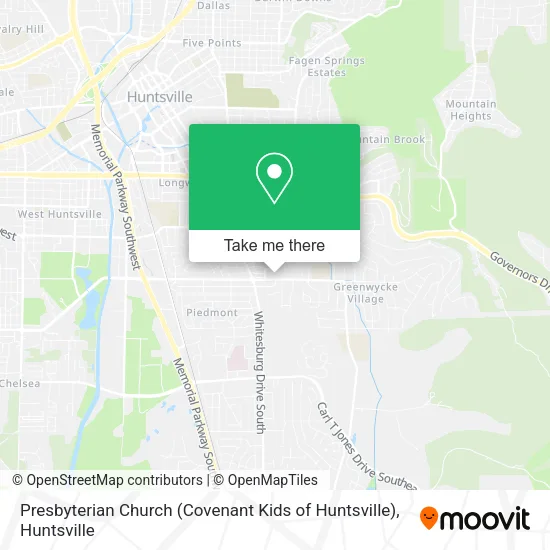 Presbyterian Church (Covenant Kids of Huntsville) map
