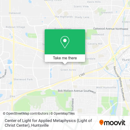 Mapa de Center of Light for Applied Metaphysics (Light of Christ Center)