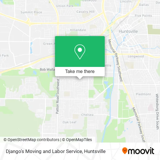 Django's Moving and Labor Service map