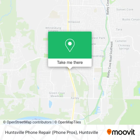 Huntsville Phone Repair (Phone Pros) map