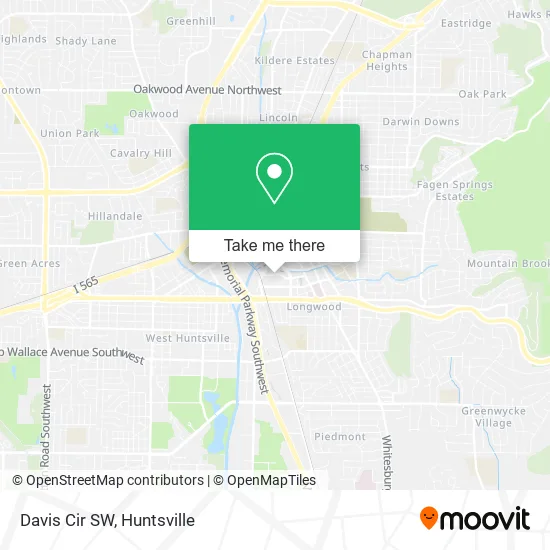 Davis Cir SW map