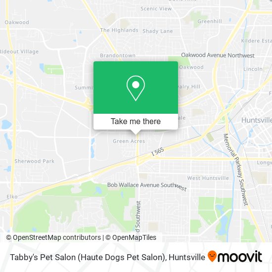 Mapa de Tabby's Pet Salon (Haute Dogs Pet Salon)