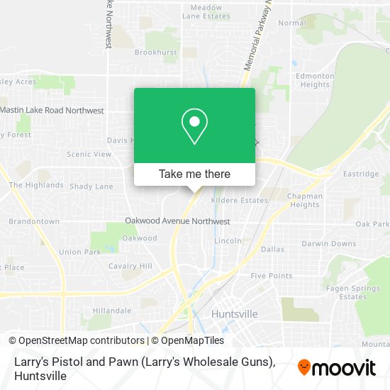 Larry's Pistol and Pawn (Larry's Wholesale Guns) map