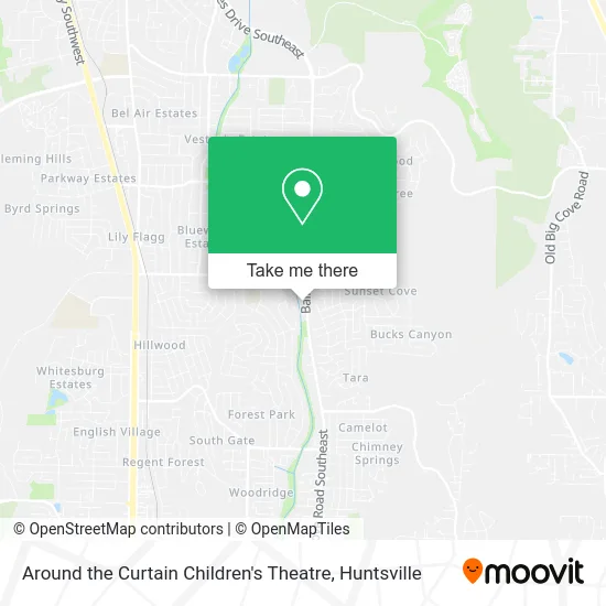 Around the Curtain Children's Theatre map