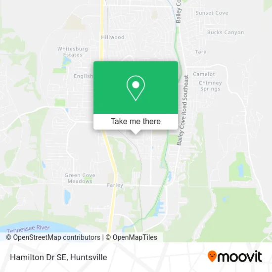 Hamilton Dr SE map