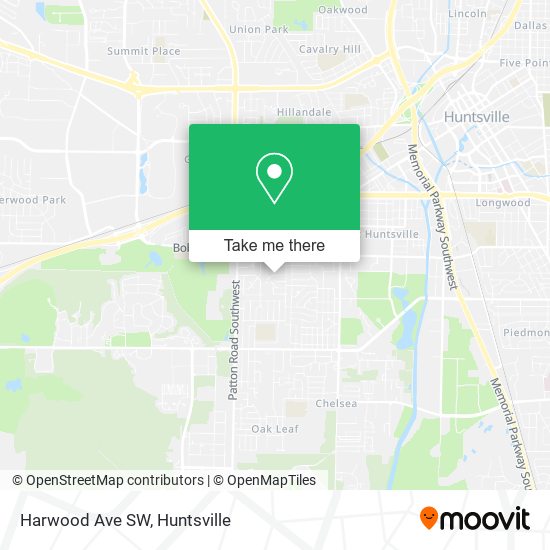 Mapa de Harwood Ave SW