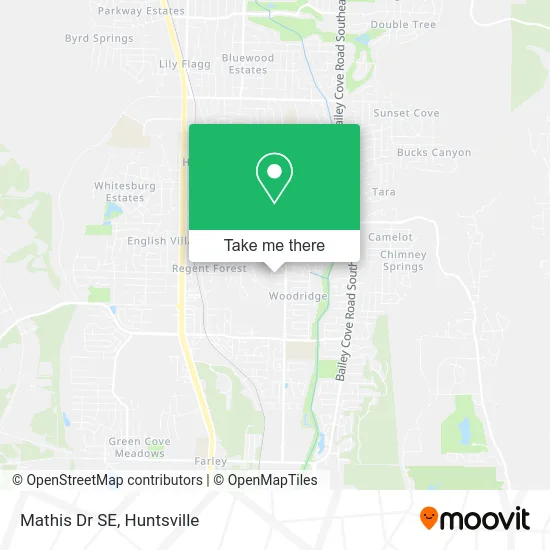 Mathis Dr SE map