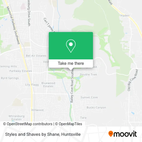 Mapa de Styles and Shaves by Shane