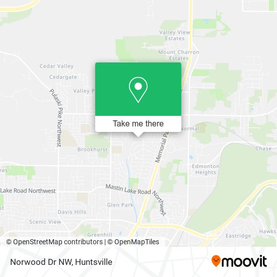 Norwood Dr NW map
