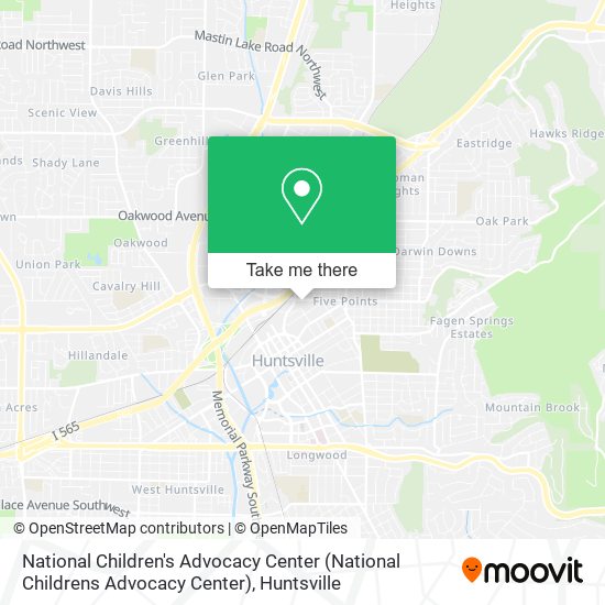 National Children's Advocacy Center (National Childrens Advocacy Center) map