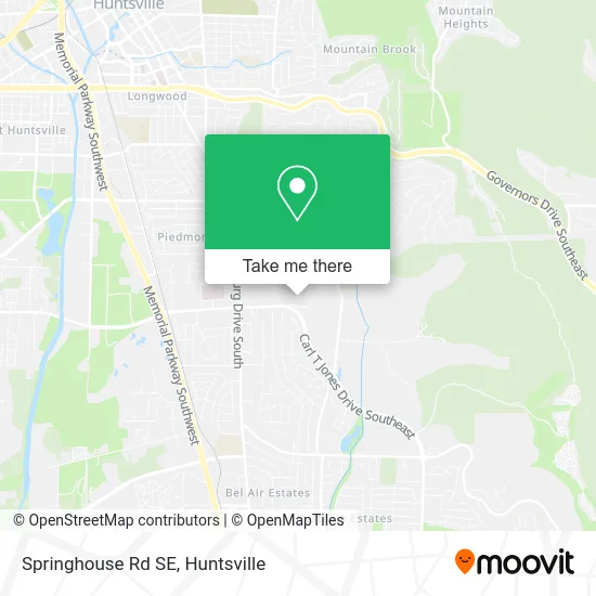 Springhouse Rd SE map