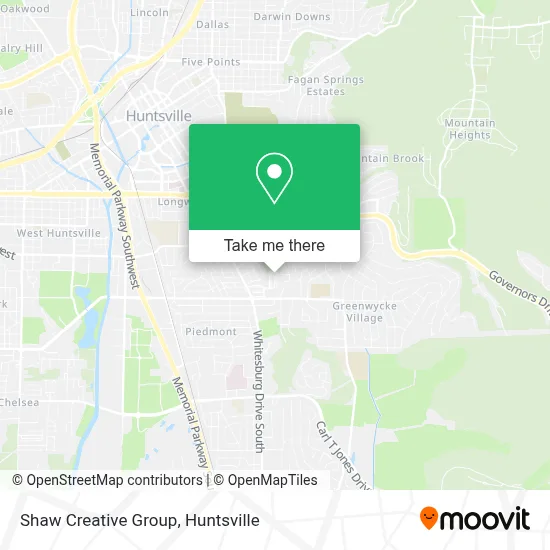 Shaw Creative Group map