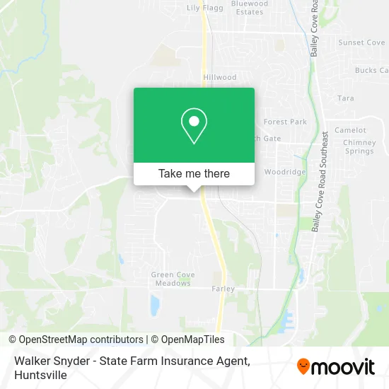 Walker Snyder - State Farm Insurance Agent map