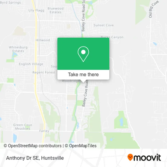Anthony Dr SE map