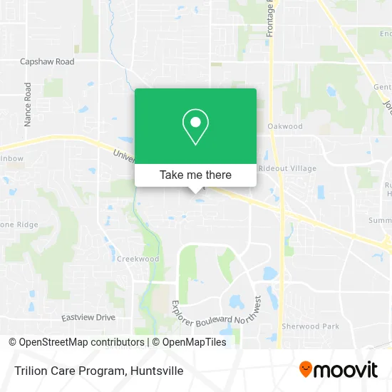 Trilion Care Program map