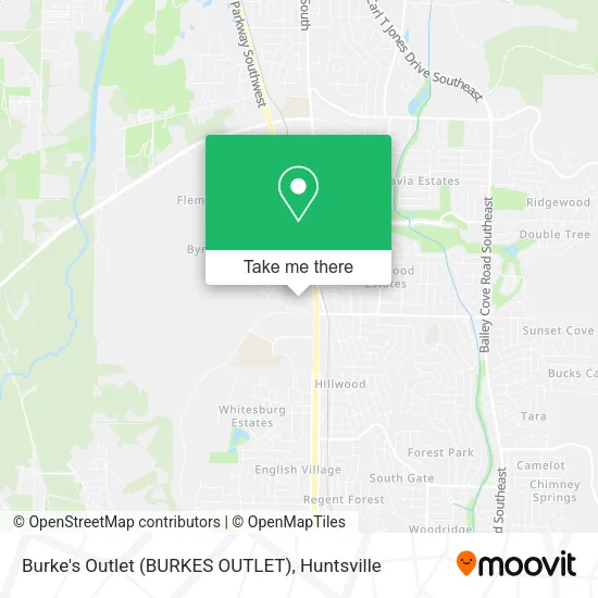 Burke's Outlet (BURKES OUTLET) map