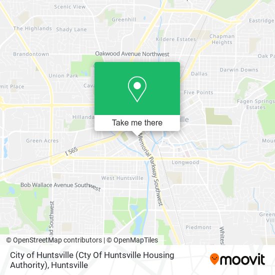 City of Huntsville (Cty Of Huntsville Housing Authority) map