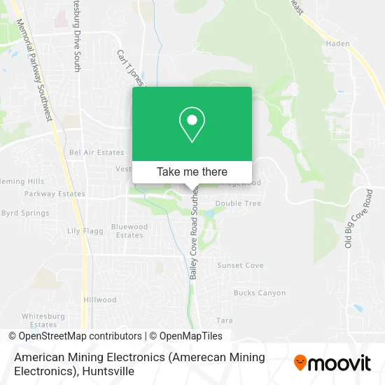 Mapa de American Mining Electronics (Amerecan Mining Electronics)