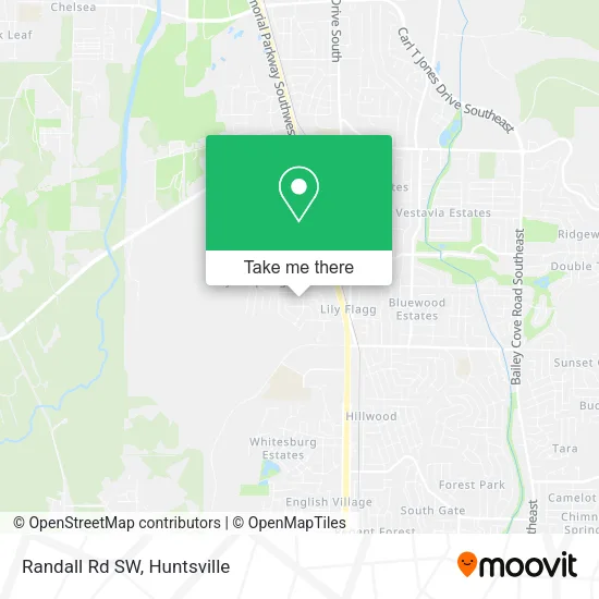 Randall Rd SW map