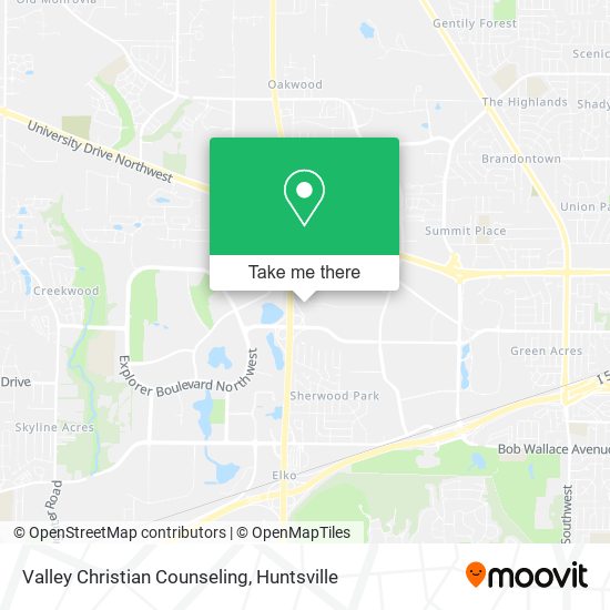 Mapa de Valley Christian Counseling