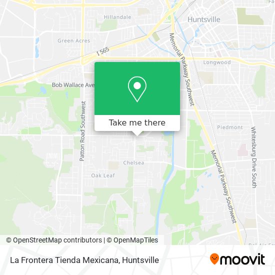 Mapa de La Frontera Tienda Mexicana