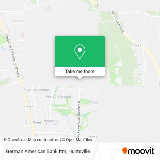 German American Bank Itm map