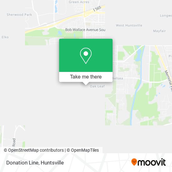 Mapa de Donation Line