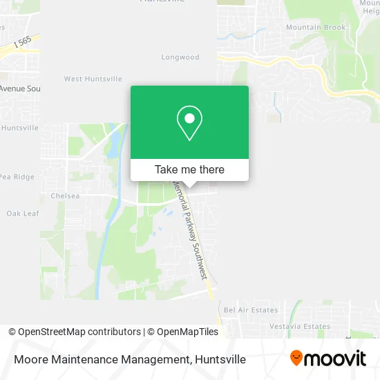 Moore Maintenance Management map