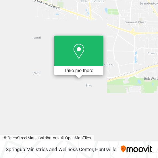 Springup Ministries and Wellness Center map