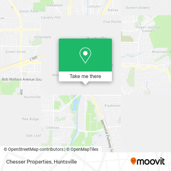 Chesser Properties map