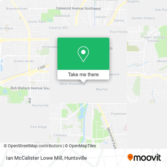Ian McCalister Lowe Mill map