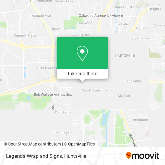 Legends Wrap and Signs map
