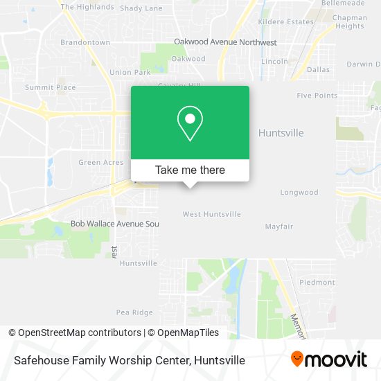 Safehouse Family Worship Center map