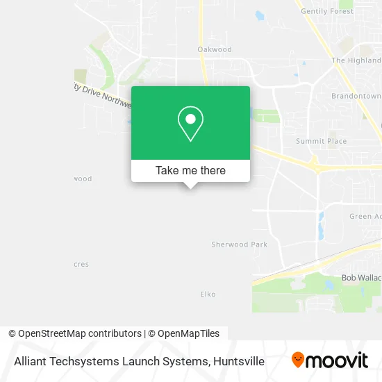 Alliant Techsystems Launch Systems map
