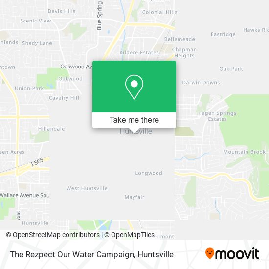 The Rezpect Our Water Campaign map