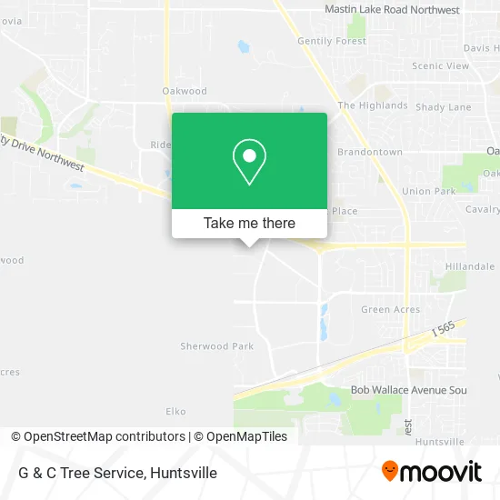 G & C Tree Service map